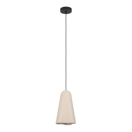 Eglo - Luster na lanku 1xE27/40W/230V béžová