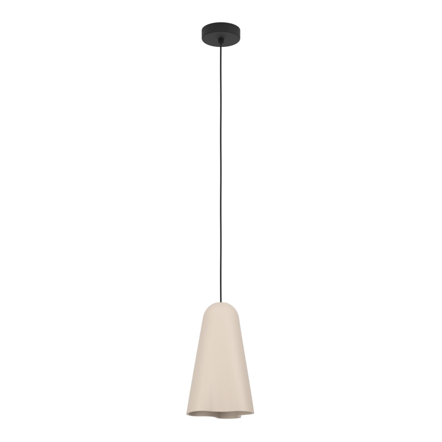 Eglo - Luster na lanku 1xE27/40W/230V béžová