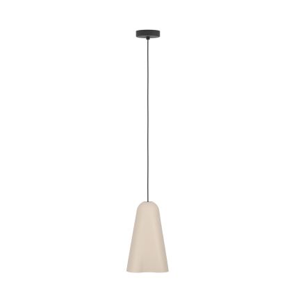 Eglo - Luster na lanku 1xE27/40W/230V béžová