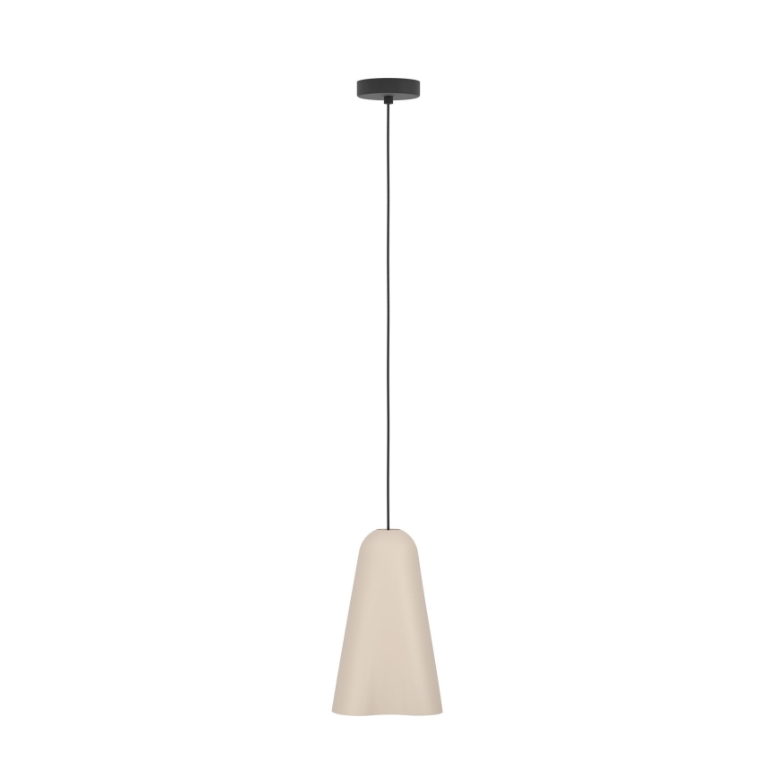 Eglo - Luster na lanku 1xE27/40W/230V béžová