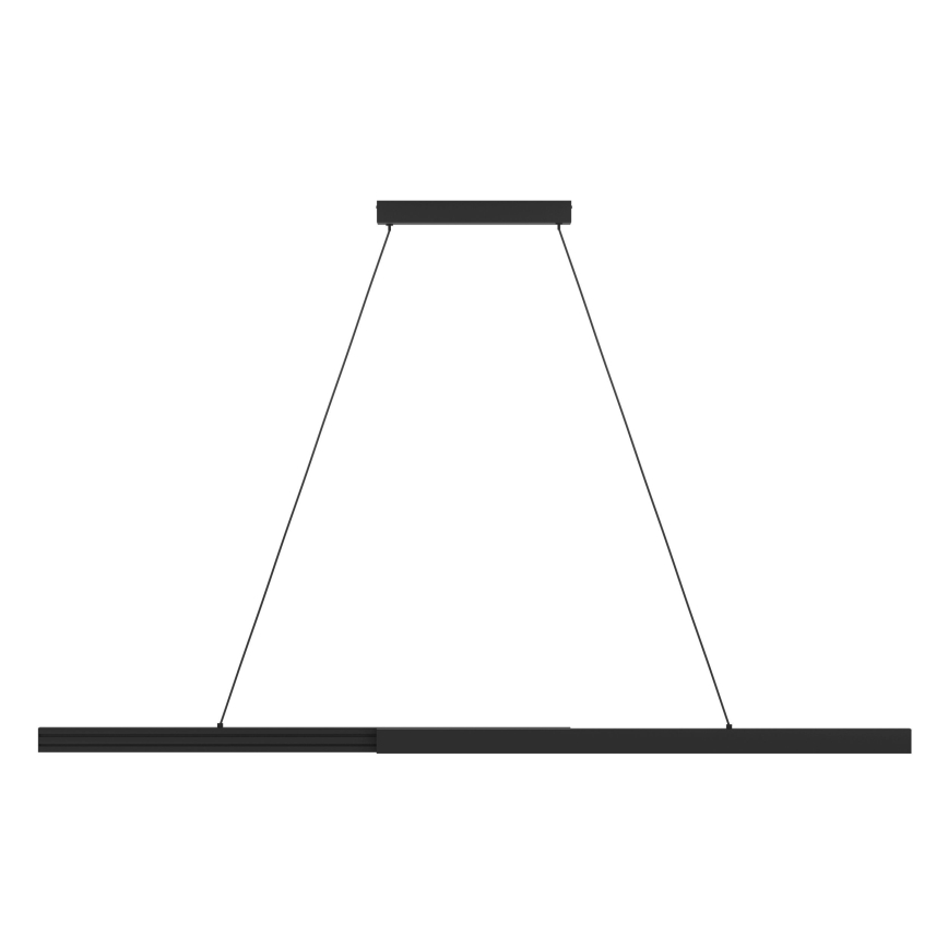 Eglo - LED Stmievateľný luster na lanku LED/20W/230V 3000K čierna