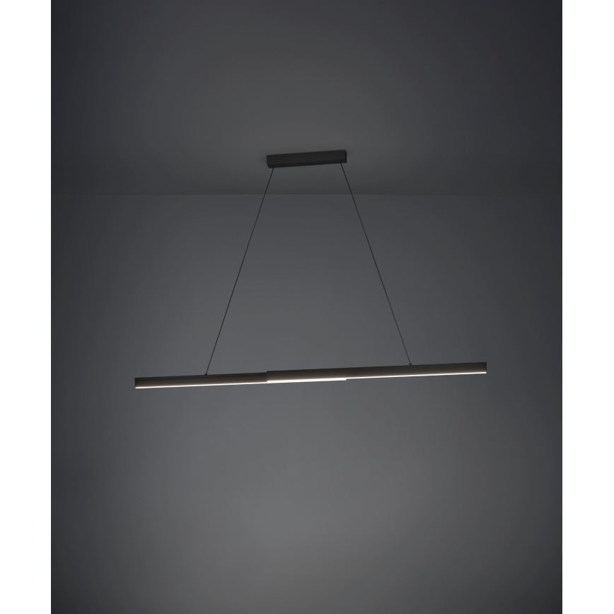 Eglo - LED Stmievateľný luster na lanku LED/20W/230V 3000K čierna