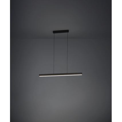 Eglo - LED Stmievateľný luster na lanku LED/20W/230V 3000K čierna