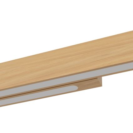 Eglo - LED Stmievateľný luster na lanku LED/21W/230V 3000K hnedá