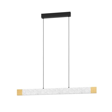 Eglo - LED Stmievateľný luster na lanku LED/22,2W/230V 3000K hnedá/šedá