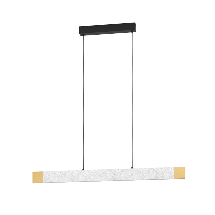 Eglo - LED Stmievateľný luster na lanku LED/22,2W/230V 3000K hnedá/šedá