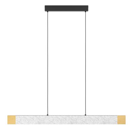 Eglo - LED Stmievateľný luster na lanku LED/22,2W/230V 3000K hnedá/šedá