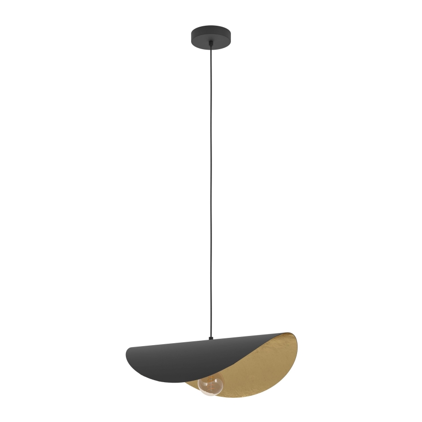 Eglo - Luster na lanku 1xE27/40W/230V 53 cm čierna/zlatá