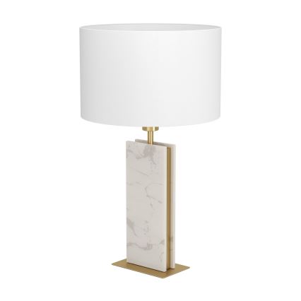 Eglo - Stolná lampa 1xE27/40W/230V biela