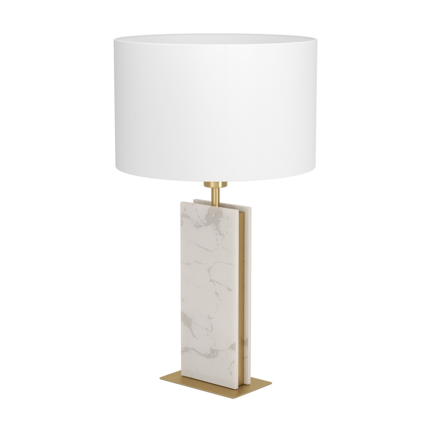 Eglo - Stolná lampa 1xE27/40W/230V biela