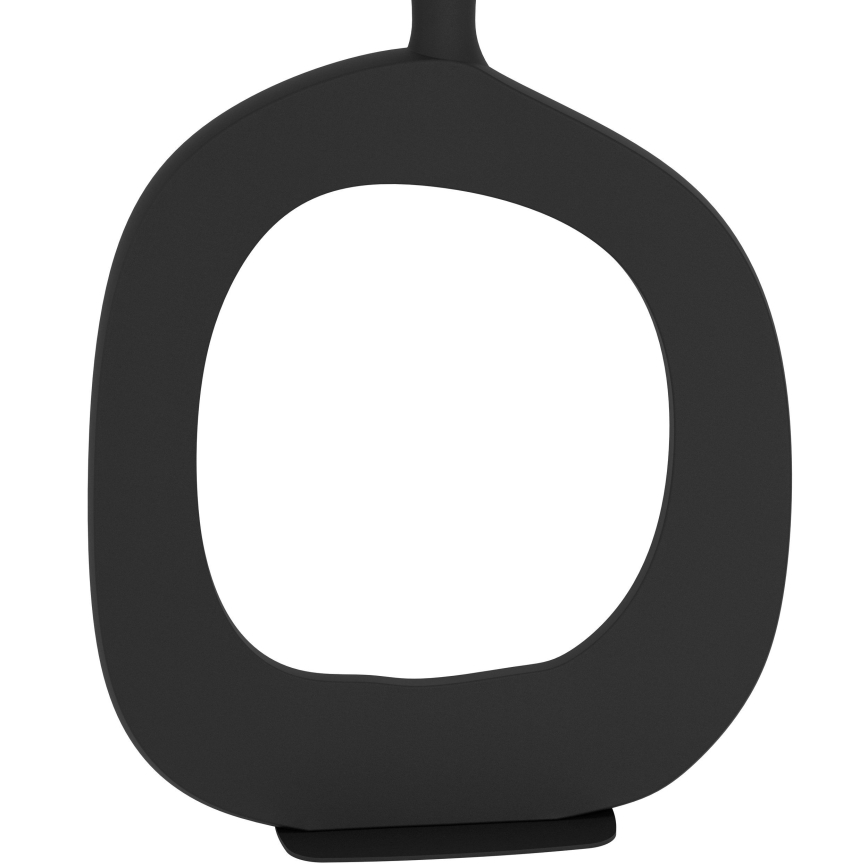 Eglo - Stolná lampa 1xE27/60W/230V 88 cm čierna/krémová