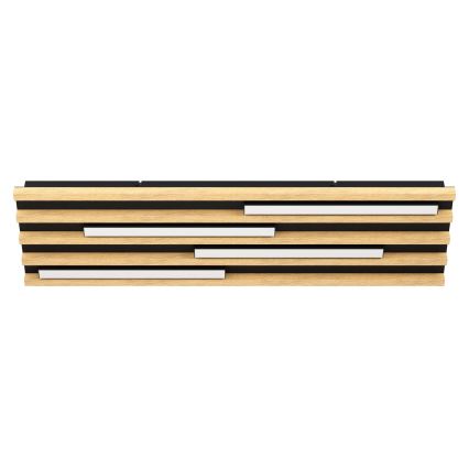 Eglo - LED Stmievateľné stropné svietidlo 4xLED/9W/230V 3000K 22x78 cm hnedá
