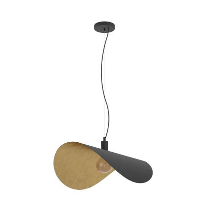 Eglo - Luster na lanku 1xE27/40W/230V 80 cm čierna/zlatá