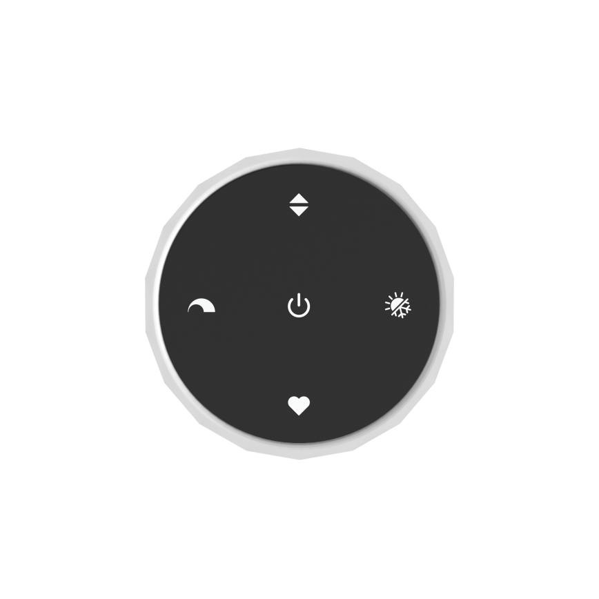 Eglo - LED stmievateľné stropné svietidlo LED/5,5W/230V + LED/1,6W 2200-6500K priemer 25 cm, lesklý chróm + diaľkové ovládanie