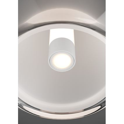 Eglo - Stmievateľný LED luster na lanku LED/7W/230V + 2xLED/5,5W + 3xLED/1,6W čierny chróm