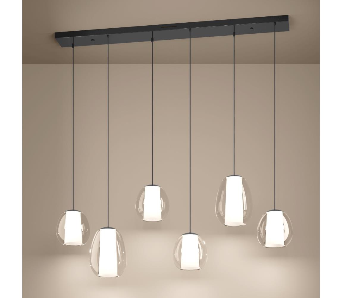 Eglo 390459 - stmievateľný LED luster MENORCA 2xLED/7W/230V + 4xLED/5,5W+6xLED/1,6W chróm 390459