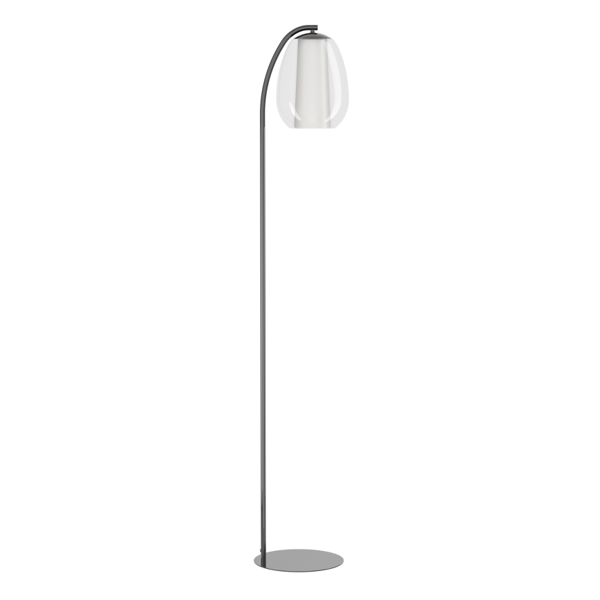 Eglo - LED Stmievateľná stojaca lampa LED/7W/230V + LED/1,6W lesklý chróm