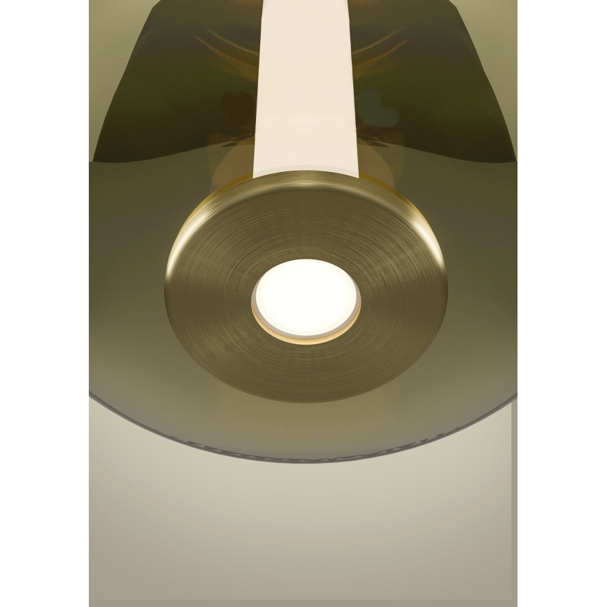 Eglo - LED stmievateľný luster na lanku LED/5,5W/230V + LED/1,6W 2200-6500K pr. 21 cm zlatá
