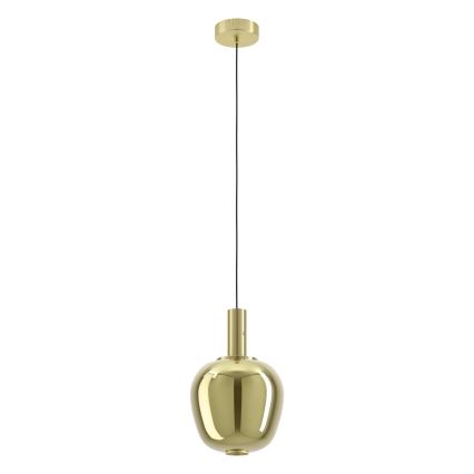Eglo - LED stmievateľný luster na lanku LED/6W/230V + LED/1,6W 2200-6500K pr. 25 cm zlatá