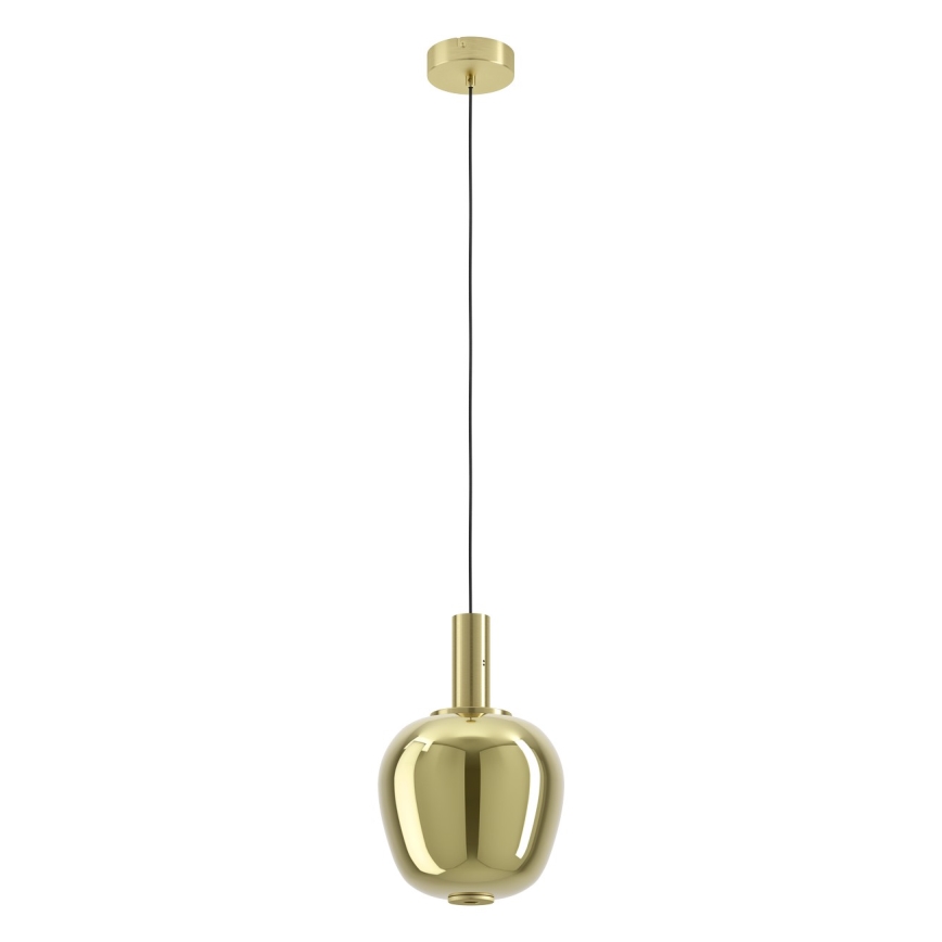 Eglo - LED stmievateľný luster na lanku LED/6W/230V + LED/1,6W 2200-6500K pr. 25 cm zlatá