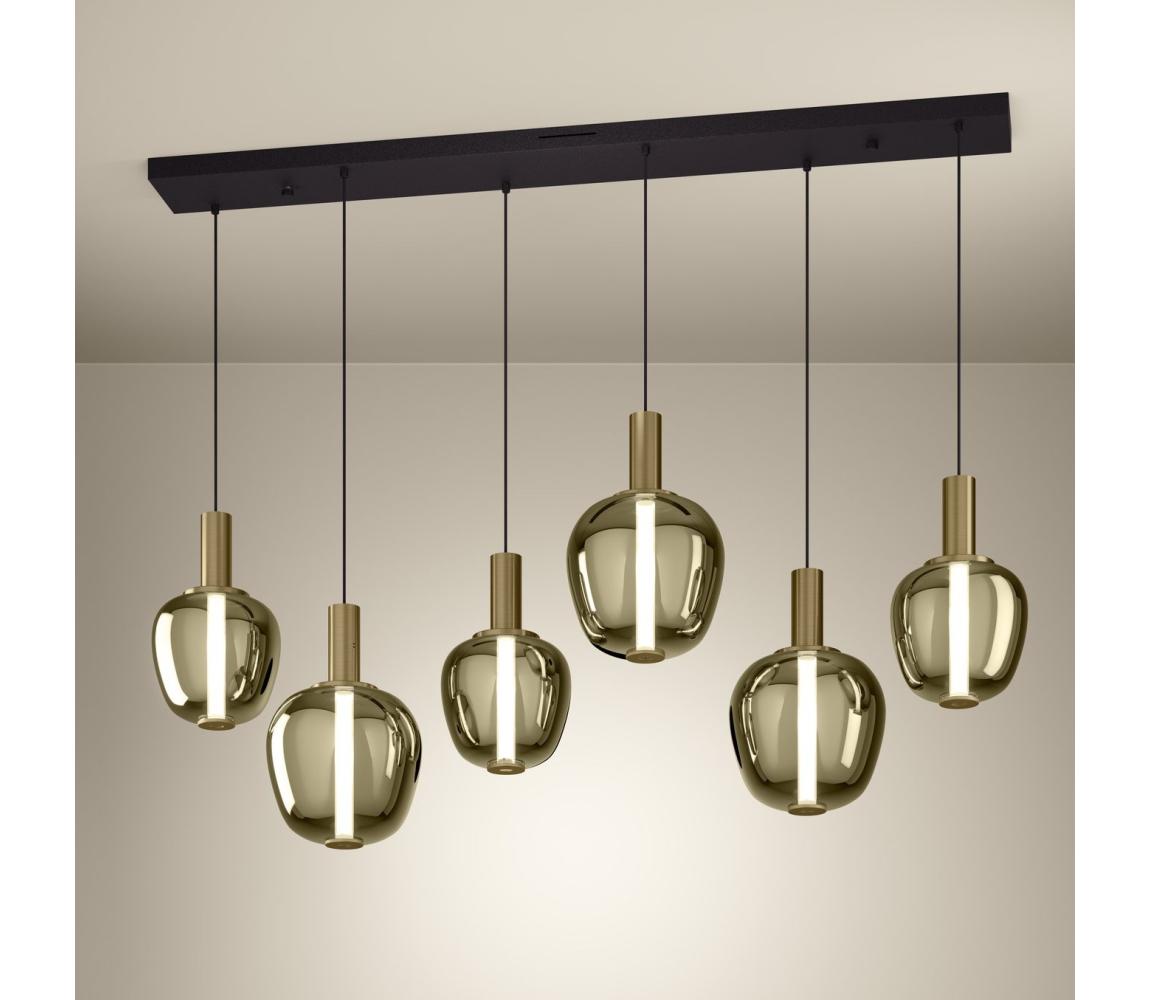 Eglo 390466 - LED stmievateľný luster FRUITERA 3xLED/5W/230V+3xLED/6,5W+ 6xLED/1,6W zlatý 390466