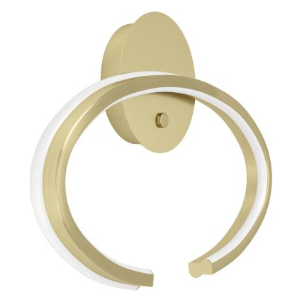 Eglo - LED Stmievateľné nástenné svietidlo LED/12W/230V 2200-6500K zlaté