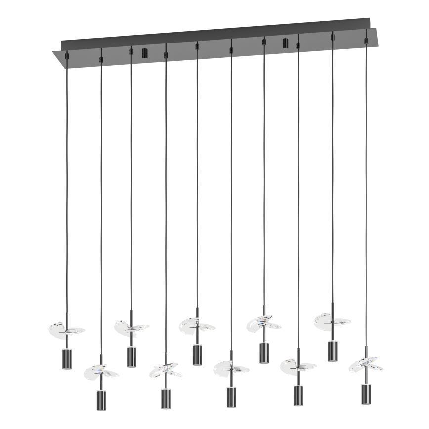 Eglo - LED luster na lanku 10xLED/2,6W/230V 2200/3000/4000K lesklý chróm