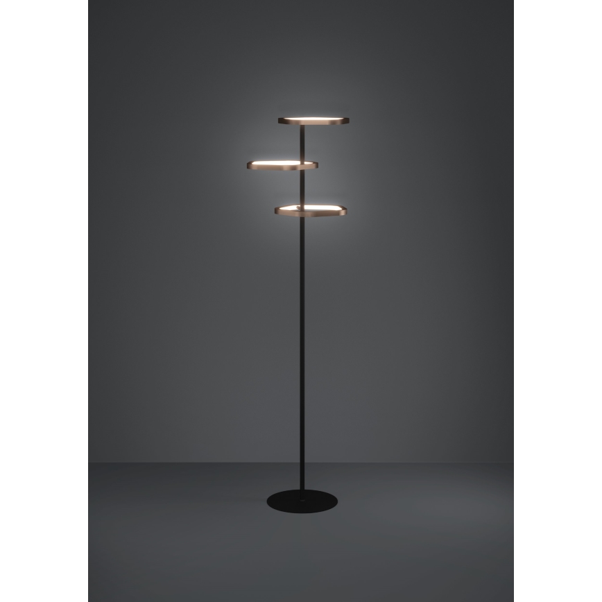 Eglo - LED stmievateľná stojacia lampa LED/20W/230V 2200-6500K mosadz