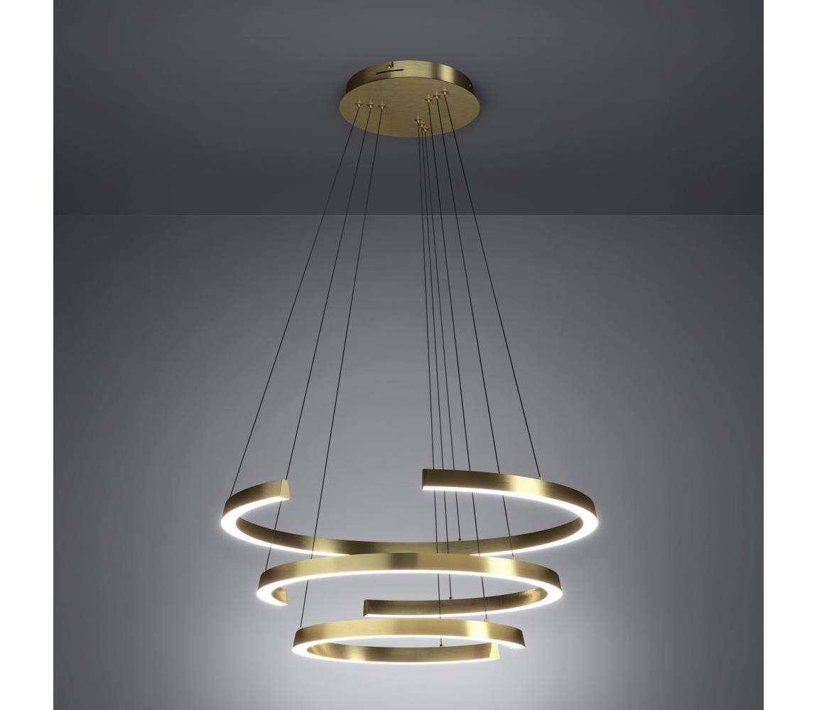 Eglo 390517 - LED stmievateľný luster na lanku LABONETE LED/50W/230V zlatý + diaľkový ovládač 390517