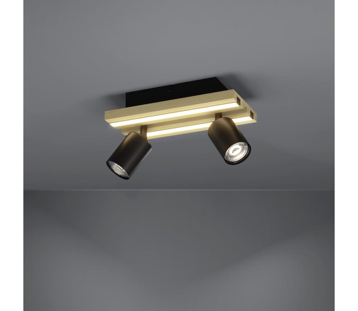 Eglo 390522 -LED bodové svietidlo GESTEIRA 2xLED/2,2W/230V+2x1,2W+2x2W béžová/čierna 390522