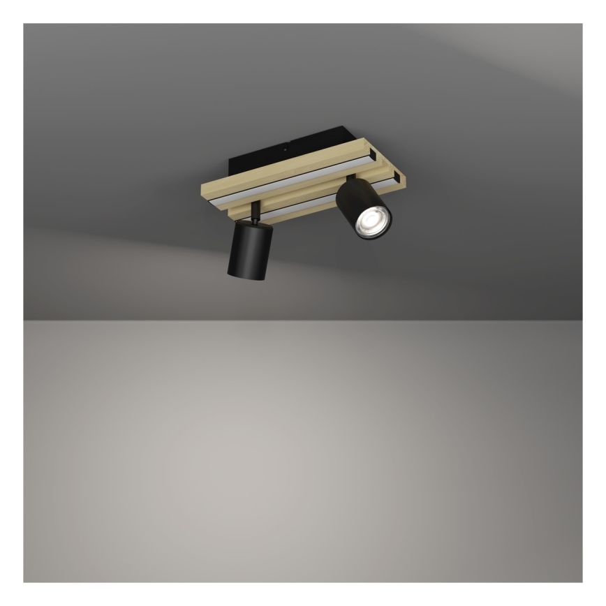 Eglo Stars of Light - LED bodové svietidlo 2xLED/2,2W/230V + 2xLED/1,2W + 2xLED/2W béžová/čierna