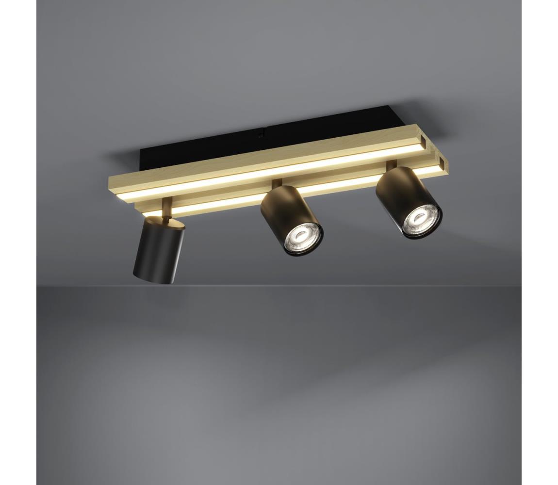 Eglo 390523 - LED bodové svietidlo GESTEIRA 3xLED/2,2W/230V+2x1,2W+2x2W béžová/čierna 390523