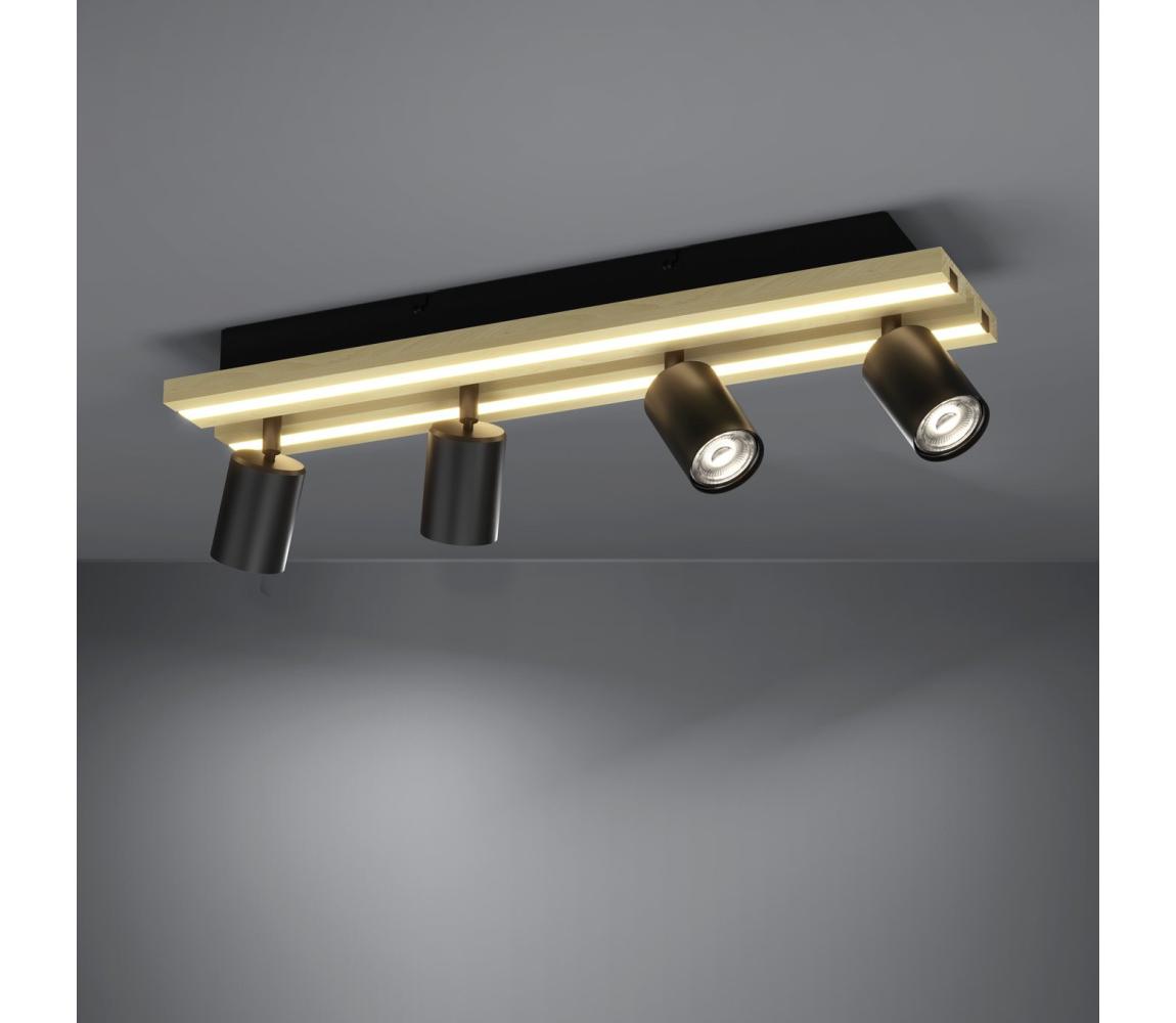 Eglo 390524 - LED bodové svietidlo GESTEIRA 4xLED/2,2W/230V+2x1,2W+2x2W béžová/čierna 390524