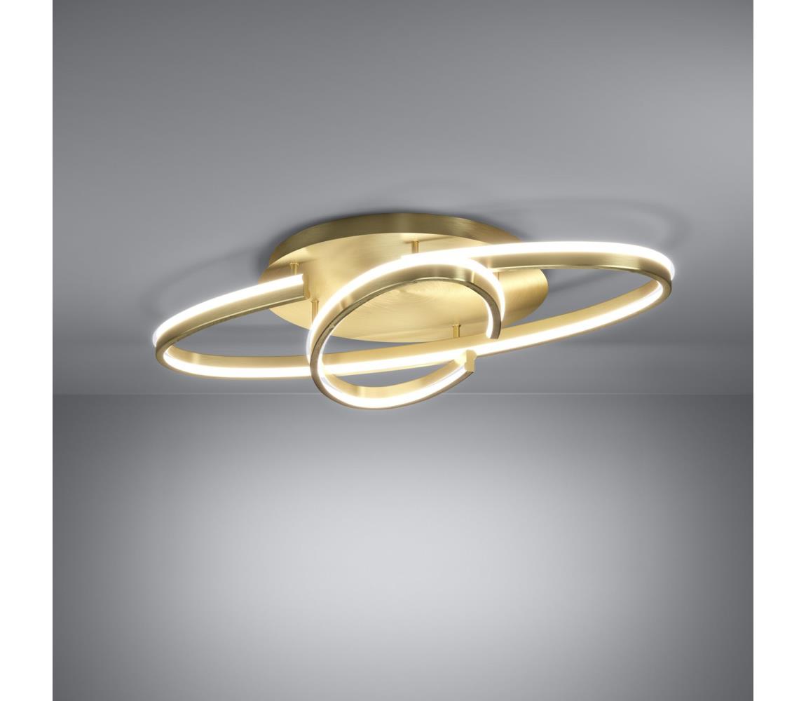 Eglo 390534 - stmievateľné LED stropné svietidlo BOGADO LED/40W/230V zlaté + diaľkové ovládanie 390534