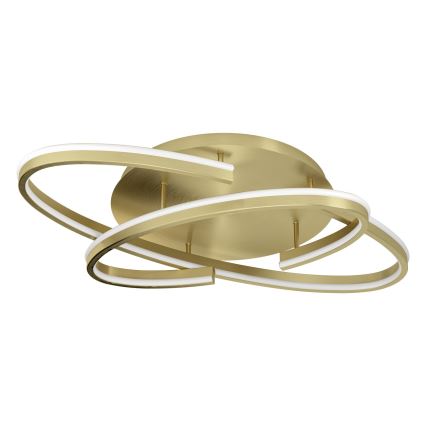 Eglo - LED stmievateľné stropné svietidlo LED/40W/230V 2200-6500K zlaté + diaľkové ovládanie