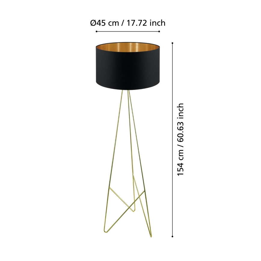 Eglo - Stojacia lampa 1xE27/60W/230V