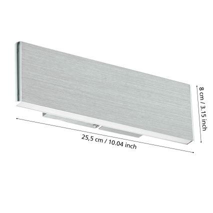 Eglo - LED Nástenné svietidlo 2xLED/5,4W/230V