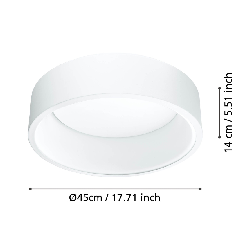 Eglo - LED Stmievateľné stropné svietidlo 1 LED/25,5W/230V