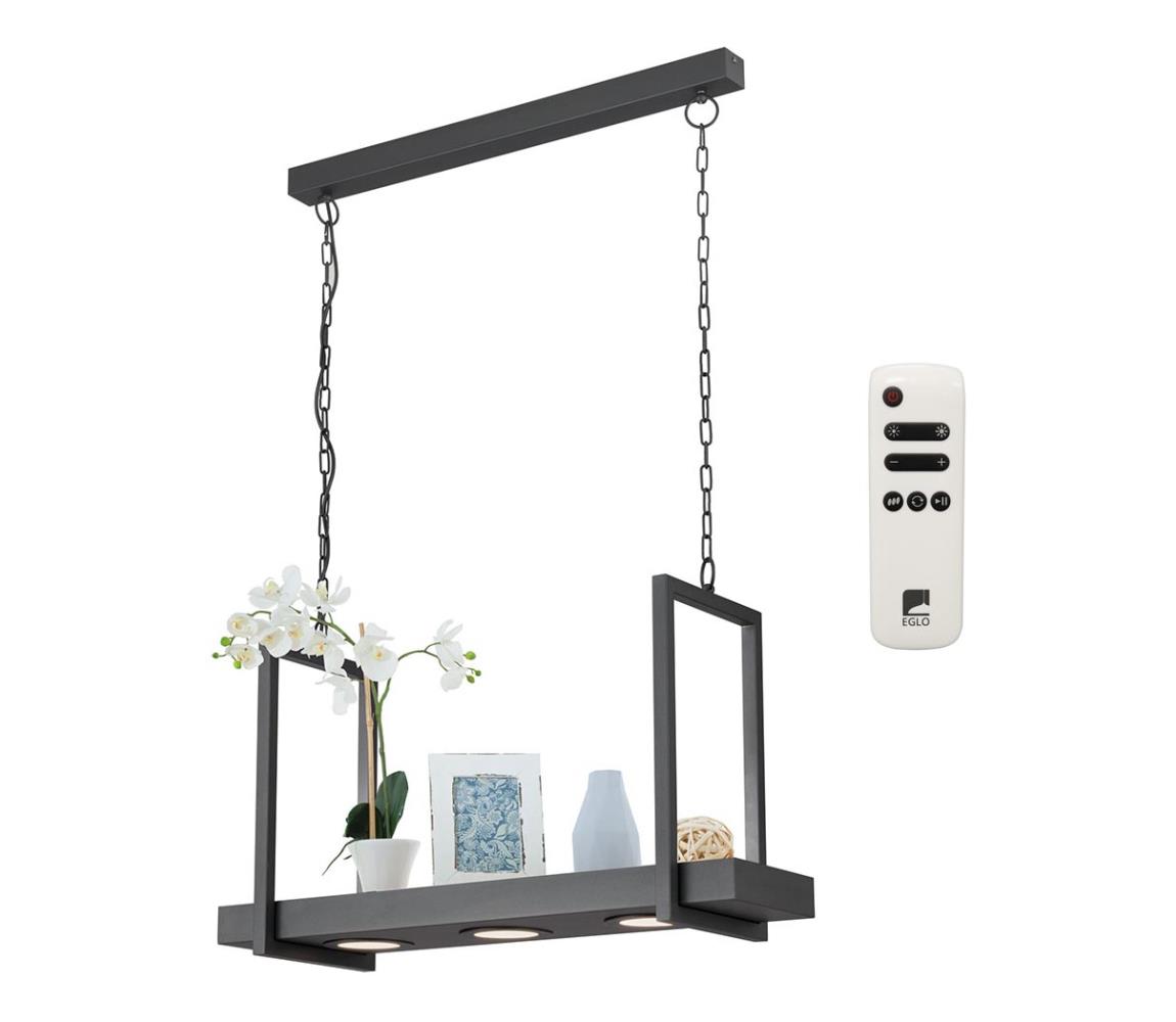 Eglo 39299 - LED RGBW stmievateľný luster na reťazi CALAMONA 3xLED/6W/230V + diaľkové ovládanie 39299