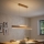 Eglo 39344 - LED závesné svietidlo na lanku CLIMENE LED/17W/230V + LED/4,2W dub