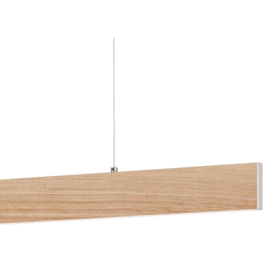 Eglo 39344 - LED závesné svietidlo na lanku CLIMENE LED/17W/230V + LED/4,2W dub