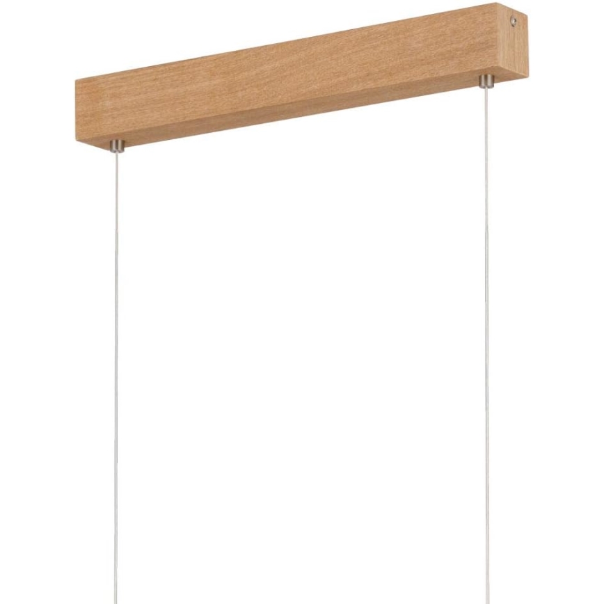 Eglo 39344 - LED závesné svietidlo na lanku CLIMENE LED/17W/230V + LED/4,2W dub