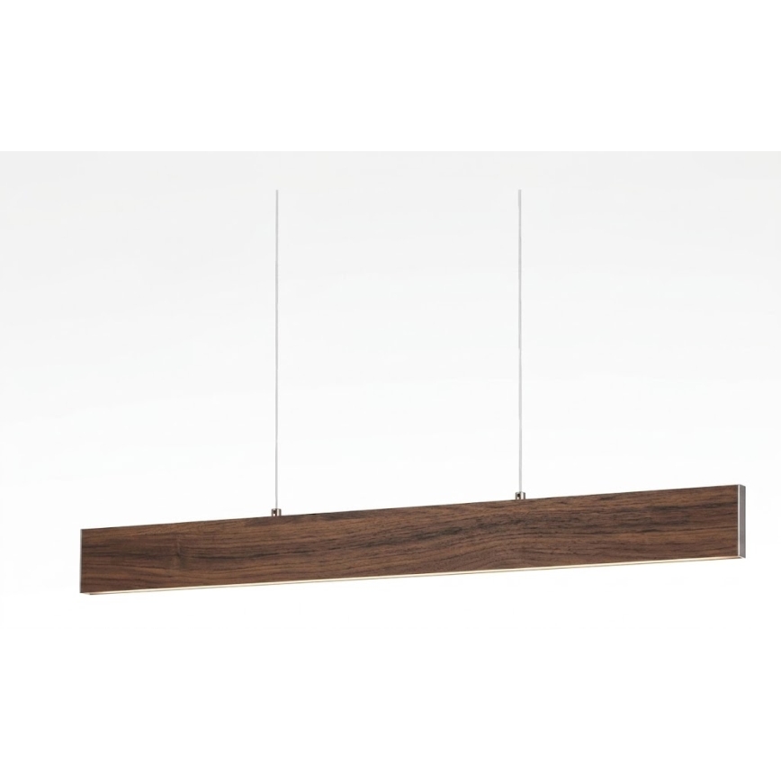 Eglo - LED stmievateľný luster na lankách LED/21W/230V + LED/8,4W orech