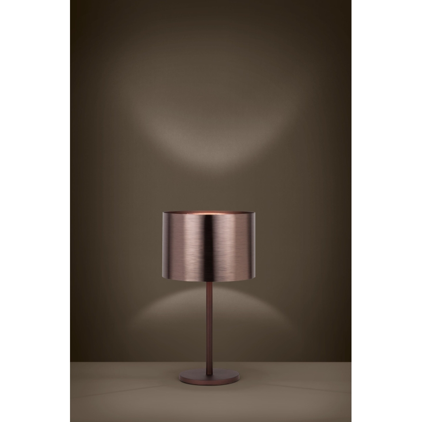Eglo - Stolná lampa 1xE27/60W/230V medená