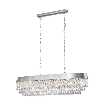 Eglo - Luster na reťazi 13xE14/40W/230V lesklý chróm