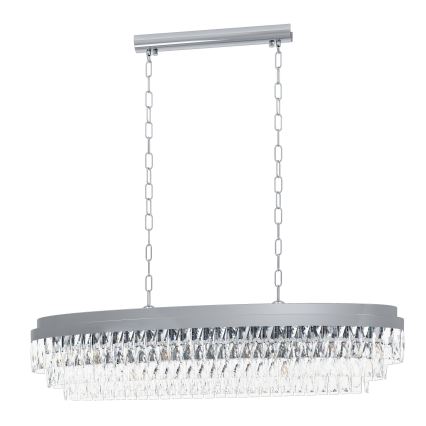 Eglo - Luster na reťazi 13xE14/40W/230V lesklý chróm