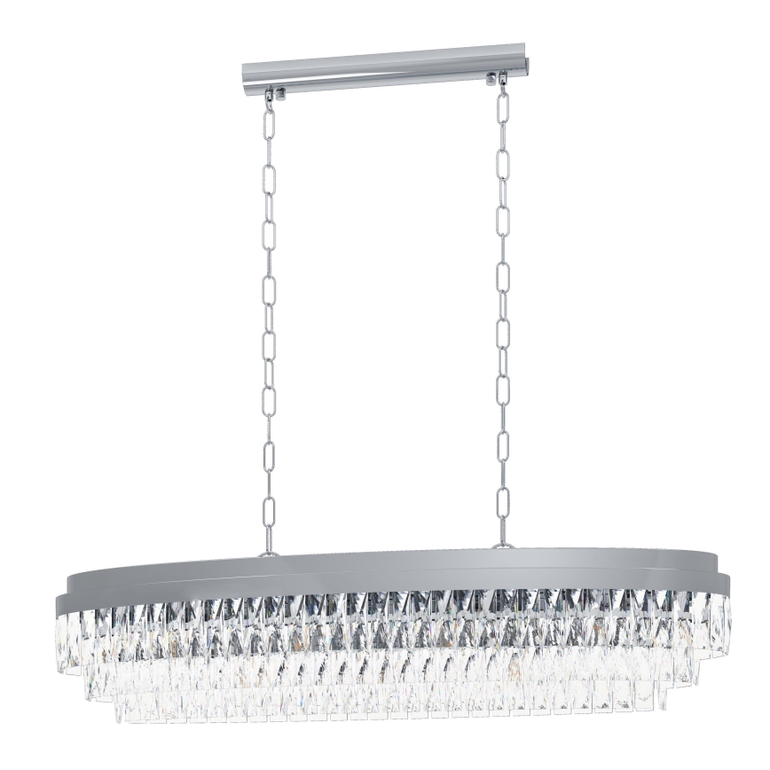 Eglo - Luster na reťazi 13xE14/40W/230V lesklý chróm
