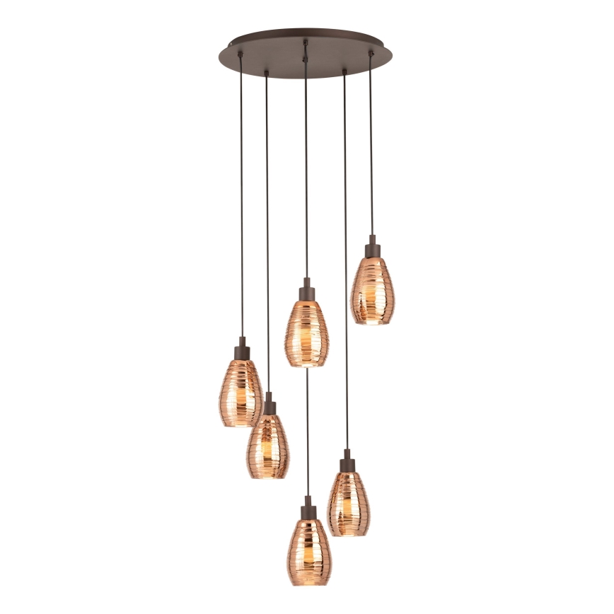 Eglo - Luster na lanku 6xE27/60W/230V