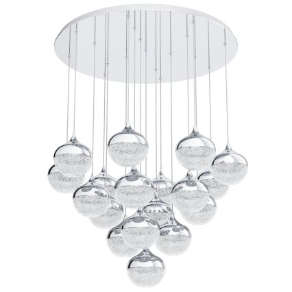 Eglo - LED Stmievateľný luster na lanku 18xLED/3,1W/230V