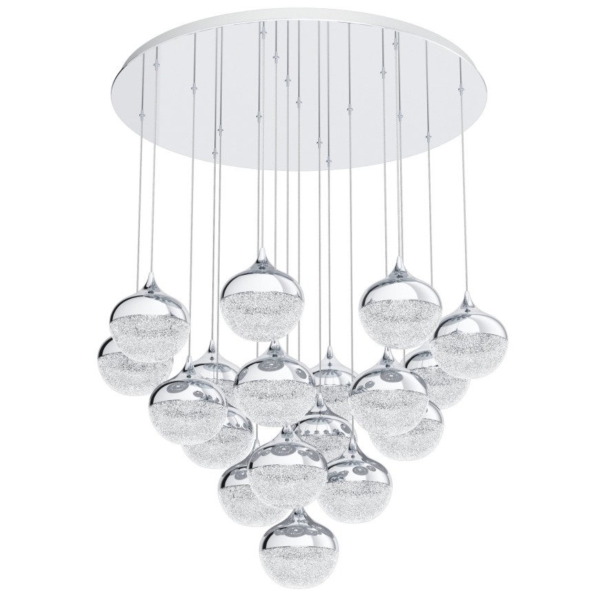 Eglo - LED Stmievateľný luster na lanku 18xLED/3,1W/230V